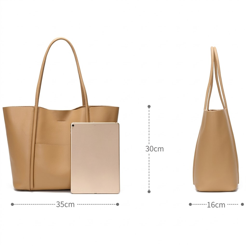 THE ESSENTIAL MINIMALIST TOTE size chart 1