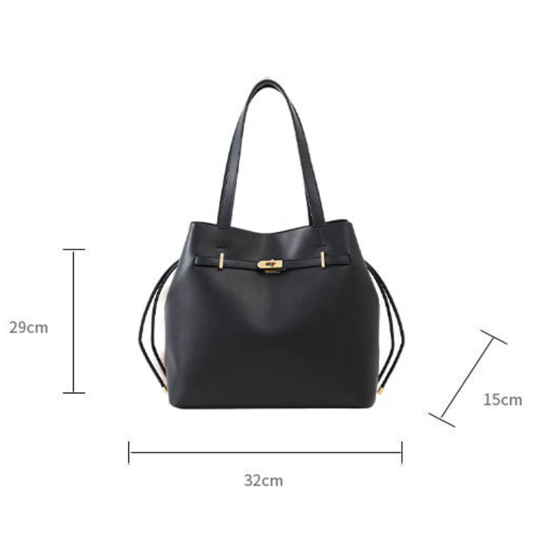 THE BELTED DRAWSTRING SHOPPER size chart 1