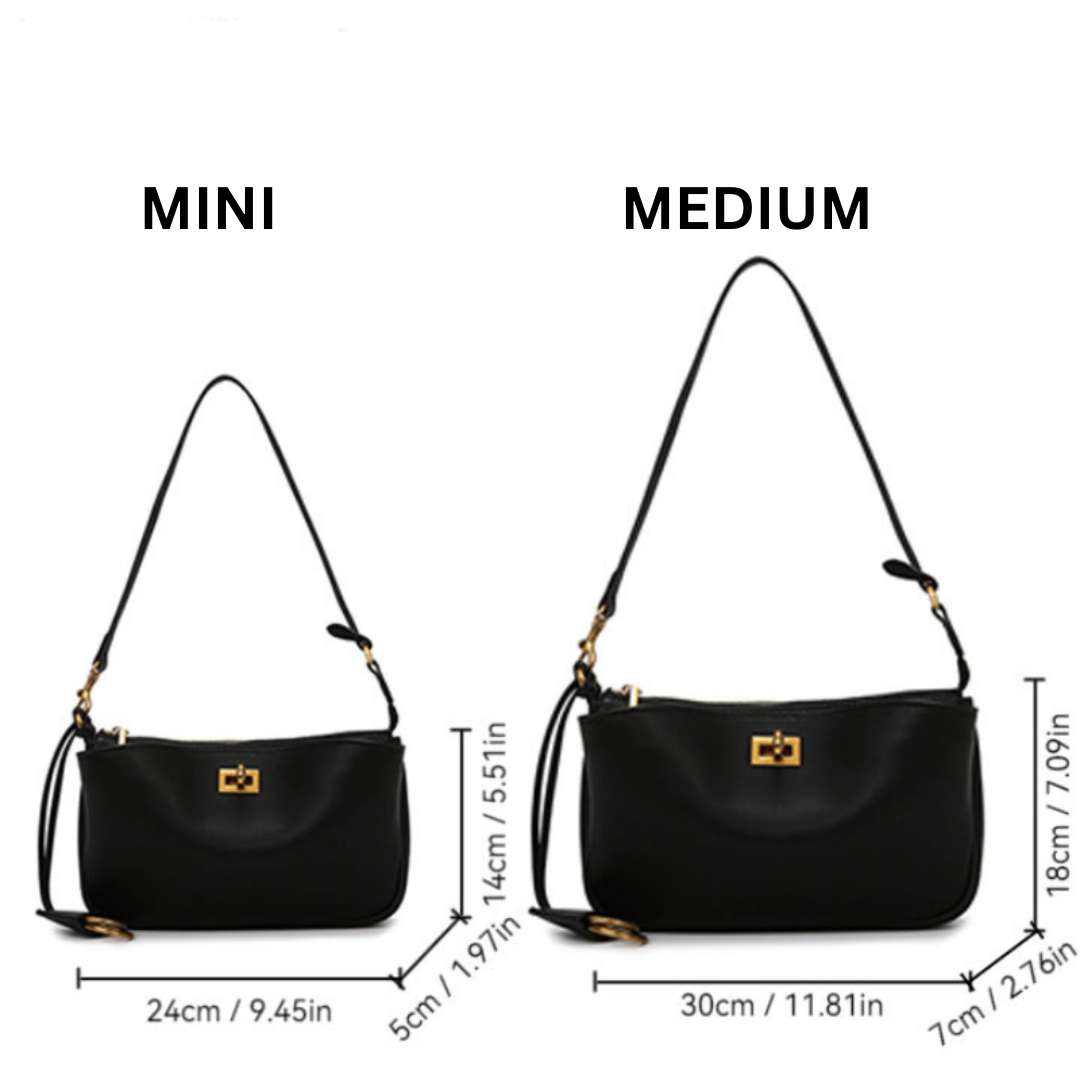 THE REFINED TURN-LOCK BAGUETTE size chart 1