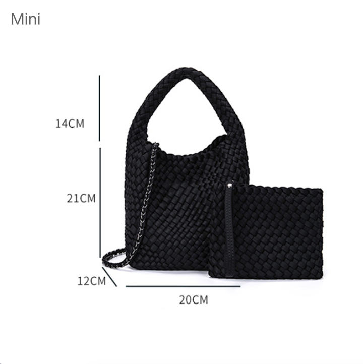 THE SATIN BLOCK VOLUME TOTE