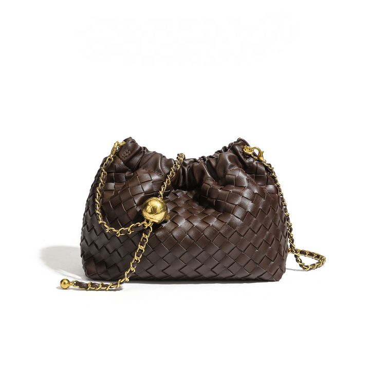 THE ARTISANAL GOLD-BALL CROSSBODY